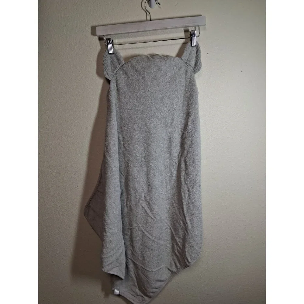Elephant Hooded Bath Towel Gray Girls